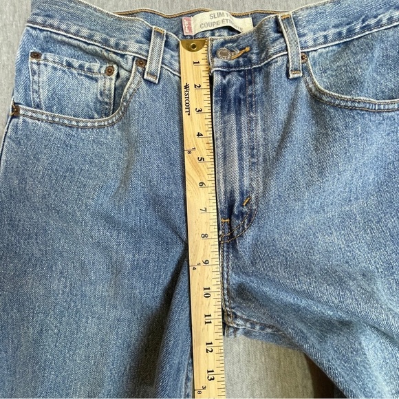 Levi’s 516 Men’s Jeans Size 33 x 30 Vintage Tag Slim Fit Straight Leg Light Wash - Picture 10 of 11